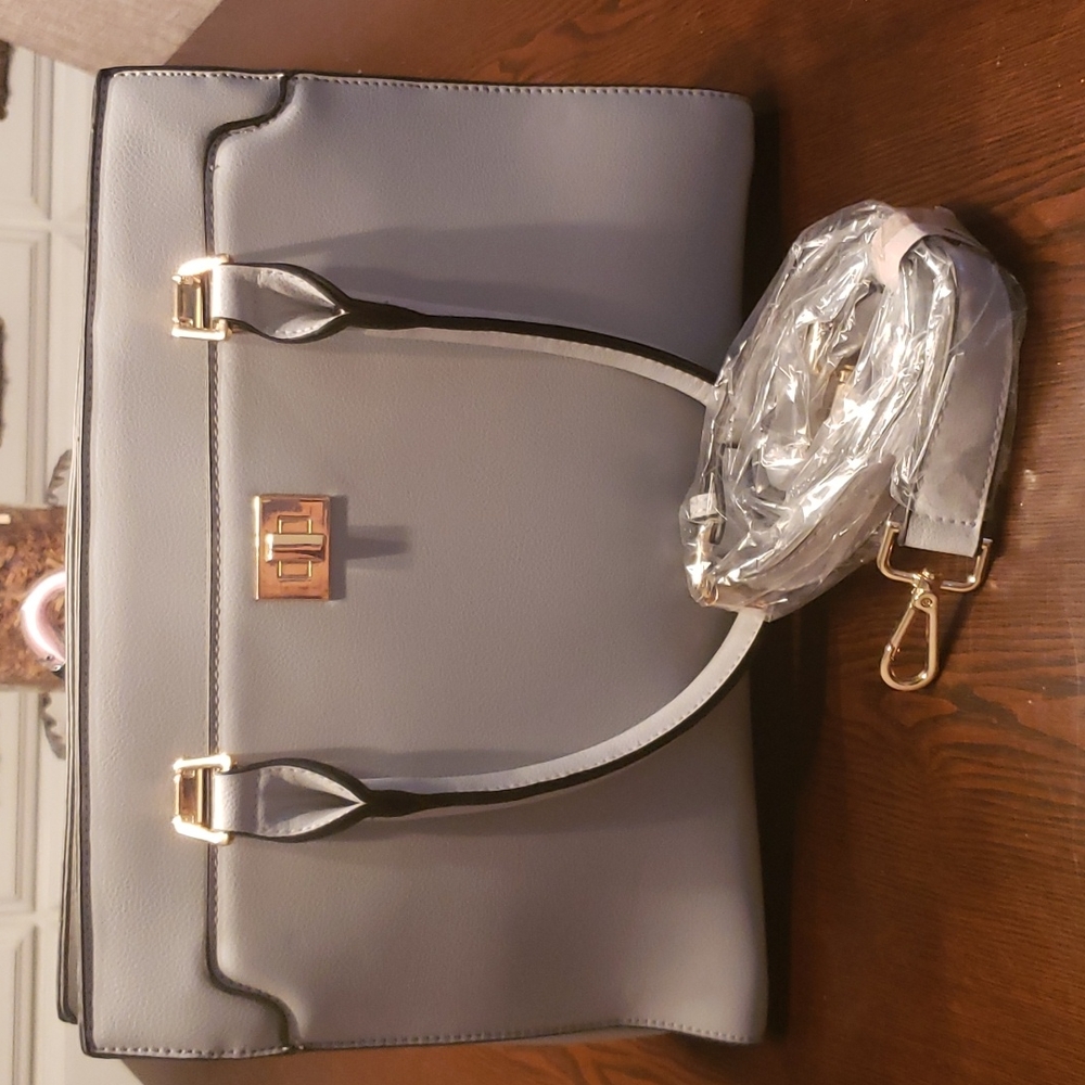 La Terre Vegan Leather Satchel Handbag